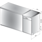 Indesit-Lavastoviglie-A-libera-installazione-DSFE-1B10-A-libera-installazione-A--Technical-drawing