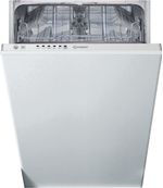 Indesit Lavastoviglie Da incasso DSIE 2B10 Totalmente integrato A+ Frontal