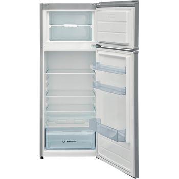 Indesit-Combinazione-Frigorifero-Congelatore-A-libera-installazione-I55TM-4110-S-Argento-2-porte-Frontal-open