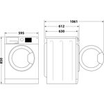 Indesit-Lavabiancheria-A-libera-installazione-BWE-91285X-WS-IT-Bianco-Carica-frontale-B-Technical-drawing