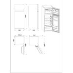 Indesit-Combinazione-Frigorifero-Congelatore-A-libera-installazione-I55TM-4110-W-1-Bianco-2-porte-Technical-drawing