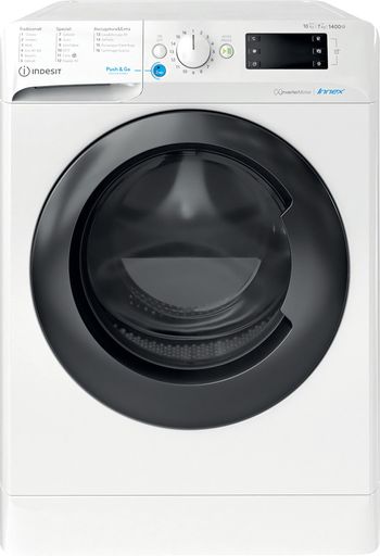 Indesit Lavasciugabiancheria A libera installazione BDE 107426 WK IT Bianco Carica frontale Frontal