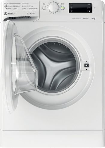 Indesit Lavabiancheria A libera installazione MTWE 91285 W IT Bianco Carica frontale B Frontal open