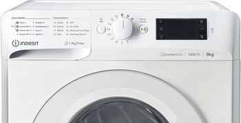 Indesit Lavabiancheria A libera installazione MTWE 91285 W IT Bianco Carica frontale B Control panel