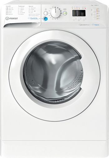 Indesit Lavabiancheria A libera installazione BWSA 7125X WV IT Bianco Carica frontale B Frontal