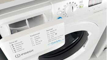 Indesit Lavabiancheria A libera installazione BWSA 7125X WV IT Bianco Carica frontale B Drawer
