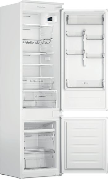 Indesit-Combinazione-Frigorifero-Congelatore-Da-incasso-INC20-T132-Bianco-2-porte-Perspective-open