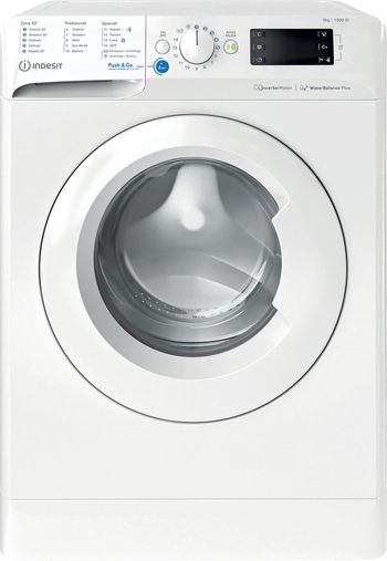 Indesit Lavabiancheria A libera installazione BWSE 61294 W IT Bianco Carica frontale C Frontal