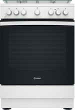 Indesit Cucina con forno a doppia cavità IS67G4PHW/E Bianco GAS Frontal