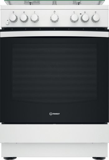 Indesit-Cucina-con-forno-a-doppia-cavita-IS67G4PHW-E-Bianco-GAS-Frontal