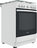 Indesit Cucina con forno a doppia cavità IS67G4PHW/E Bianco GAS Perspective
