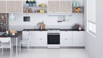 Indesit Cucina con forno a doppia cavità IS67G4PHW/E Bianco GAS Lifestyle frontal