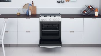 Indesit-Cucina-con-forno-a-doppia-cavita-IS67G4PHW-E-Bianco-GAS-Lifestyle-frontal-open