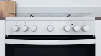 Indesit Cucina con forno a doppia cavità IS67G4PHW/E Bianco GAS Control panel