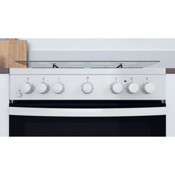 Indesit-Cucina-con-forno-a-doppia-cavita-IS67G4PHW-E-Bianco-GAS-Control-panel