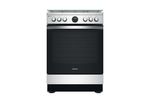 Indesit Cucina con forno a doppia cavità IS67G8CHX/E Inox GAS Frontal