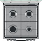 Indesit-Cucina-con-forno-a-doppia-cavita-IS67G8CHX-E-Inox-GAS-Frontal-top-down