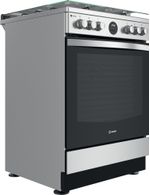 Indesit Cucina con forno a doppia cavità IS67G8CHX/E Inox GAS Perspective