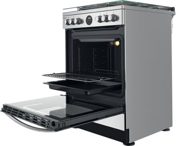 Indesit-Cucina-con-forno-a-doppia-cavita-IS67G8CHX-E-Inox-GAS-Perspective-open