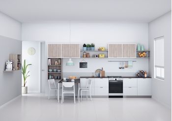 Indesit Cucina con forno a doppia cavità IS67G8CHX/E Inox GAS Lifestyle frontal