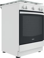 Indesit Cucina con forno a doppia cavità IS67G1KMW/E Bianco GAS Perspective