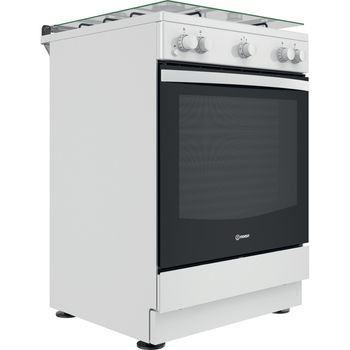 Indesit-Cucina-con-forno-a-doppia-cavita-IS67G1KMW-E-Bianco-GAS-Perspective