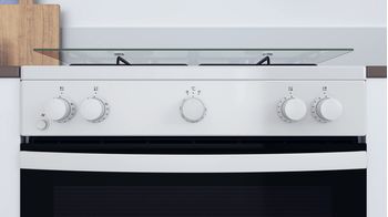 Indesit Cucina con forno a doppia cavità IS67G1KMW/E Bianco GAS Control panel