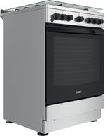 Indesit Cucina con forno a doppia cavità IS67G4PHX/E Inox GAS Perspective