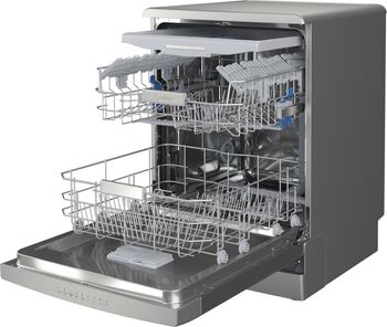 Indesit Lavastoviglie A libera installazione DFO 3T133 A F X A libera installazione D Perspective open