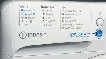Indesit Lavabiancheria A libera installazione BWE 91496X WKV IT Bianco Carica frontale A Program