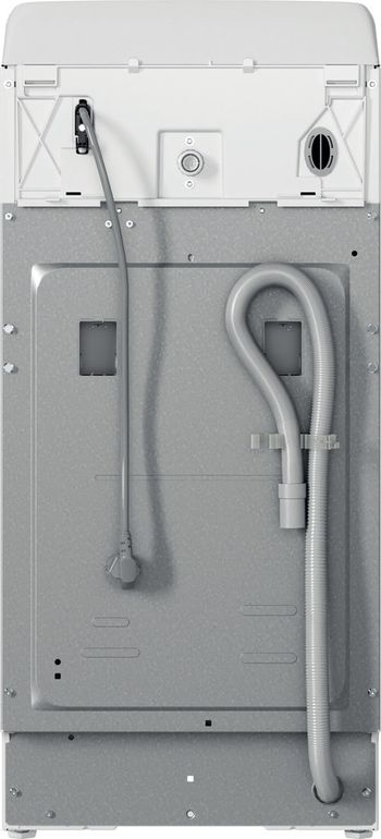 Indesit Lavabiancheria A libera installazione BTW L60400 IT Bianco Carica dall'alto C Back / Lateral