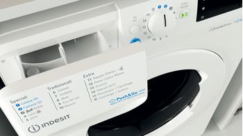 Indesit Lavabiancheria A libera installazione BWE 71496X WV IT Bianco Carica frontale A Drawer