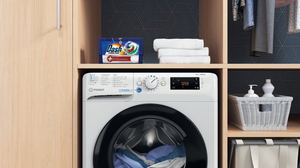 Lavatrice a libera installazione Indesit BWE 91496X WKV IT - BWE 91496X WKV  IT - Indesit IT
