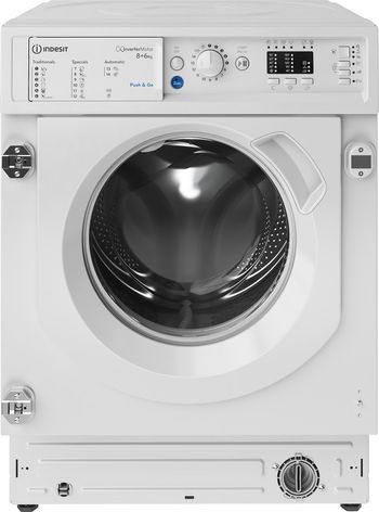 Indesit Lavasciugabiancheria Da incasso BI WDIL 861485 EU Bianco Carica frontale Frontal