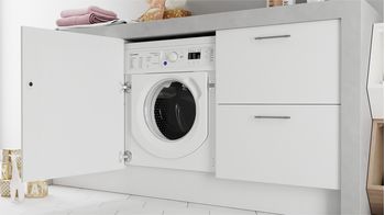 Indesit Lavasciugabiancheria Da incasso BI WDIL 861485 EU Bianco Carica frontale Lifestyle perspective