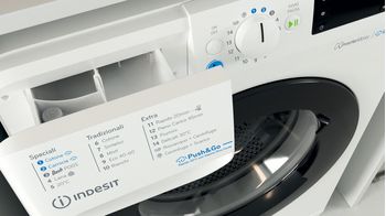 Indesit Lavabiancheria A libera installazione BWE 101498X WKV IT Bianco Carica frontale A Drawer