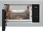 Indesit Microonde Da incasso MWI 125 GX Stainless Steel Elettronico 25 Microonde + grill 900 Frontal open