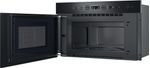 Indesit Microonde Da incasso IM K12 B Nero Elettronico 22 Microonde + grill 750 Perspective open