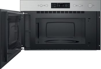 Indesit-Microonde-Da-incasso-IM-K12-X-Stainless-Steel-Elettronico-22-Microonde---grill-750-Frontal-open