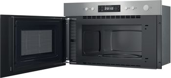 Indesit-Microonde-Da-incasso-IM-K12-X-Stainless-Steel-Elettronico-22-Microonde---grill-750-Perspective-open