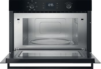 Indesit Microonde Da incasso ID K52R B Nero Elettronico 31 Microonde + grill 1000 Frontal open
