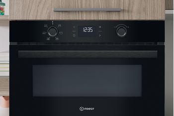 Indesit Microonde Da incasso ID K52R B Nero Elettronico 31 Microonde + grill 1000 Lifestyle control panel