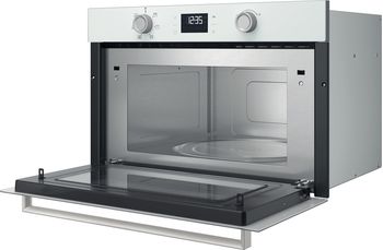 Indesit Microonde Da incasso ID K52R W Bianco Elettronico 31 Microonde + grill 1000 Perspective open