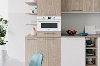 Indesit Microonde Da incasso ID K52R W Bianco Elettronico 31 Microonde + grill 1000 Lifestyle frontal