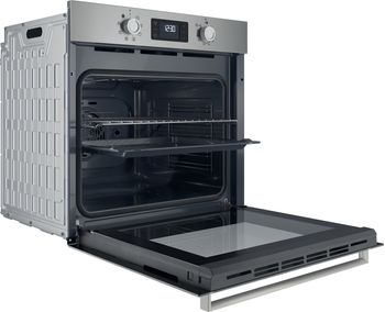 Indesit Forno Da incasso IO K55H X Elettrico A Perspective open