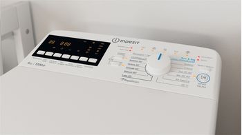 Indesit Lavabiancheria A libera installazione BTW S6261P IT Bianco Carica dall'alto A Control panel