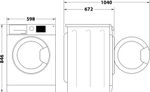 Indesit-Asciugabiancheria-C-YD-94D-WW-IT-Bianco-Technical-drawing
