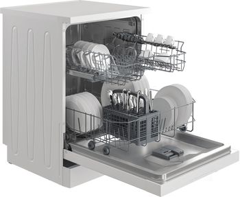 Indesit Lavastoviglie A libera installazione IN2FE13DT9W A libera installazione E Perspective open